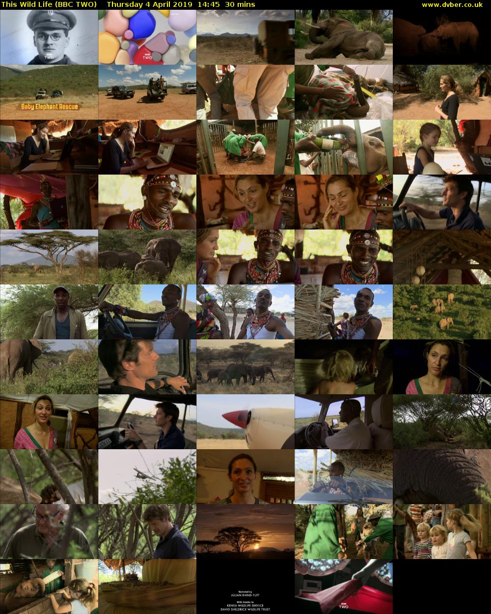 This Wild Life (BBC TWO) Thursday 4 April 2019 14:45 - 15:15