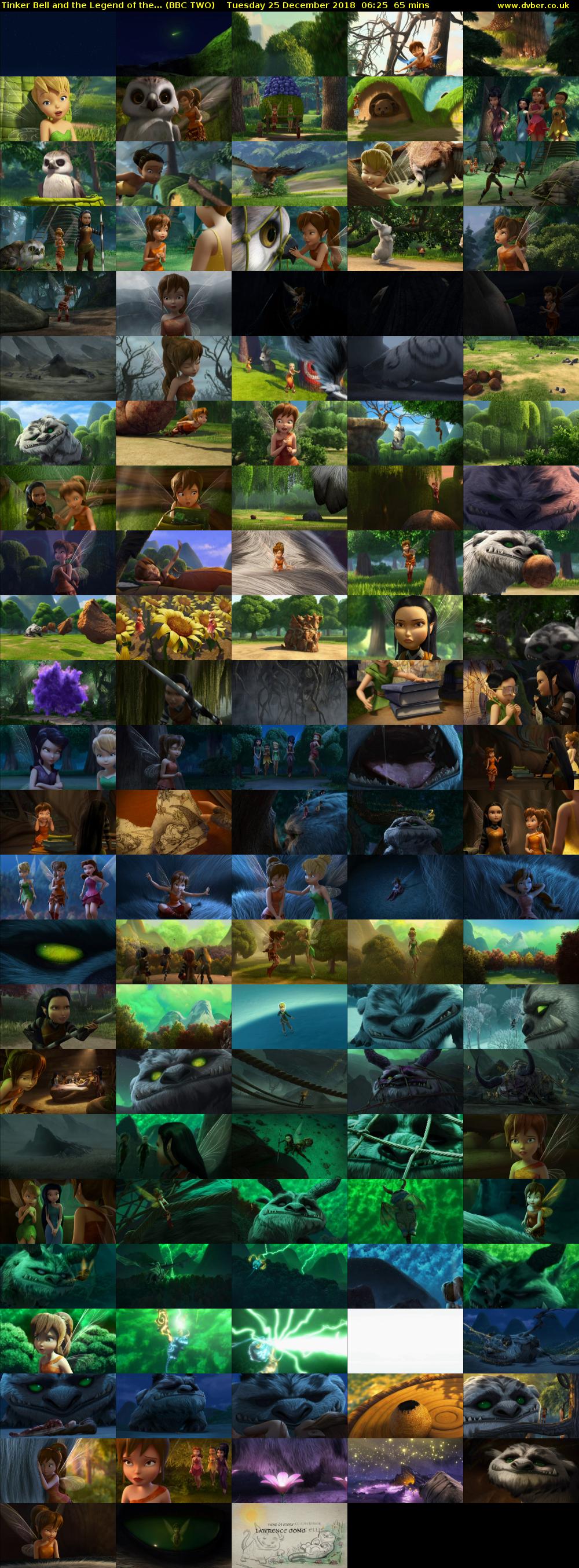 Tinker Bell and the Legend of the... (BBC TWO) Tuesday 25 December 2018 06:25 - 07:30