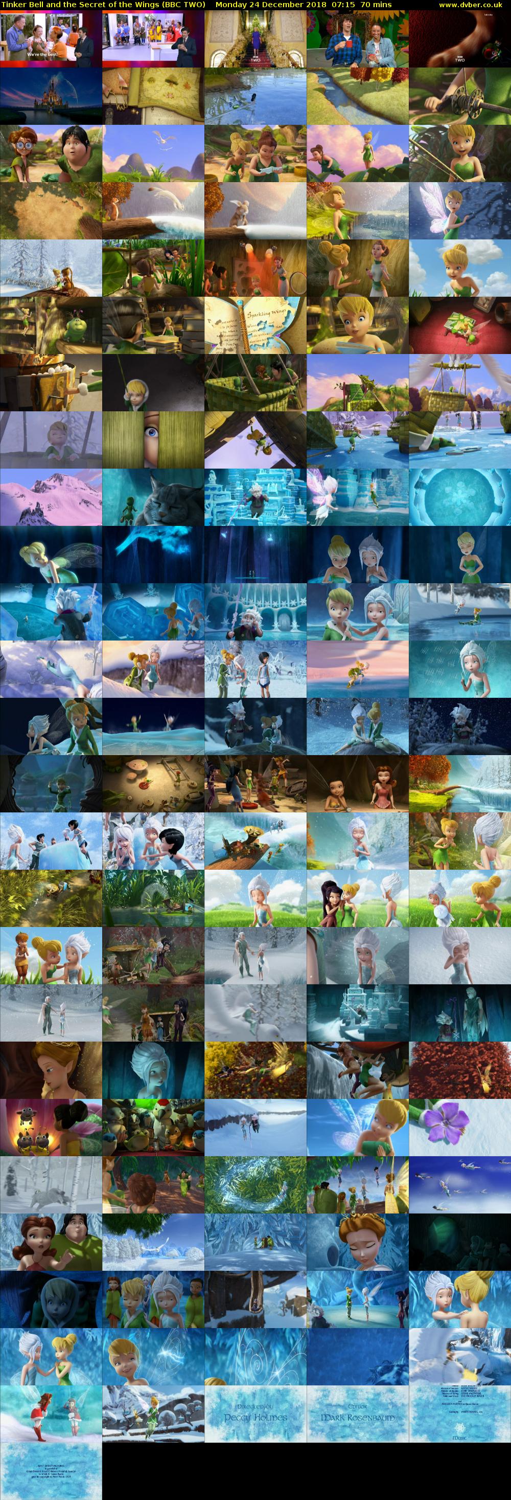 Tinker Bell and the Secret of the Wings (BBC TWO) Monday 24 December 2018 07:15 - 08:25