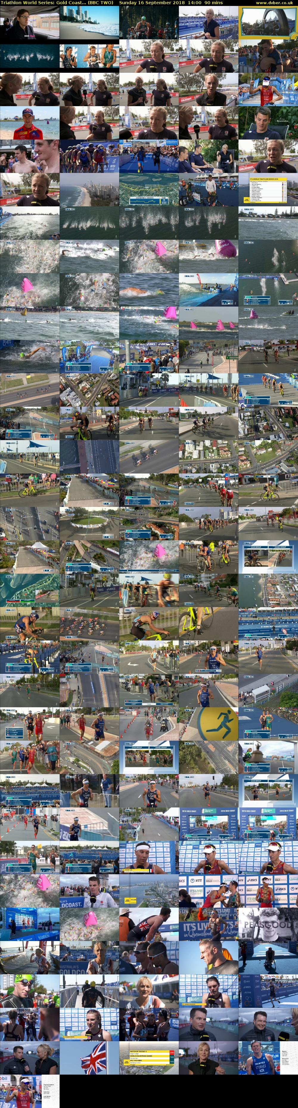 Triathlon World Series: Gold Coast... (BBC TWO) Sunday 16 September 2018 14:00 - 15:30