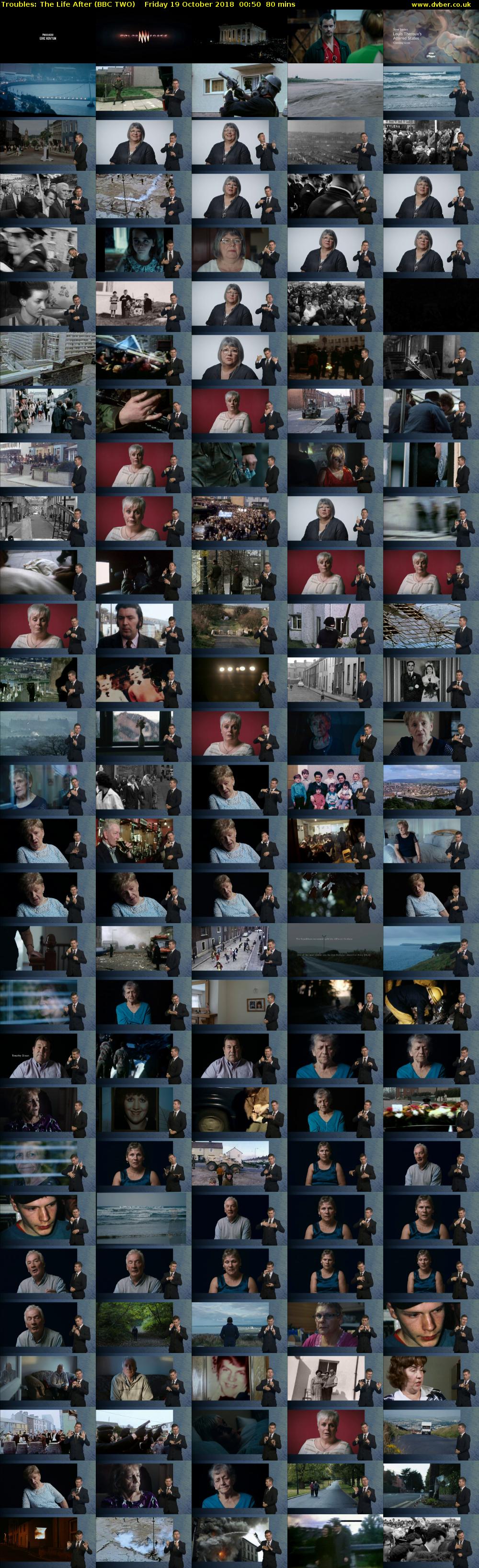 Troubles: The Life After (BBC TWO) Friday 19 October 2018 00:50 - 02:10
