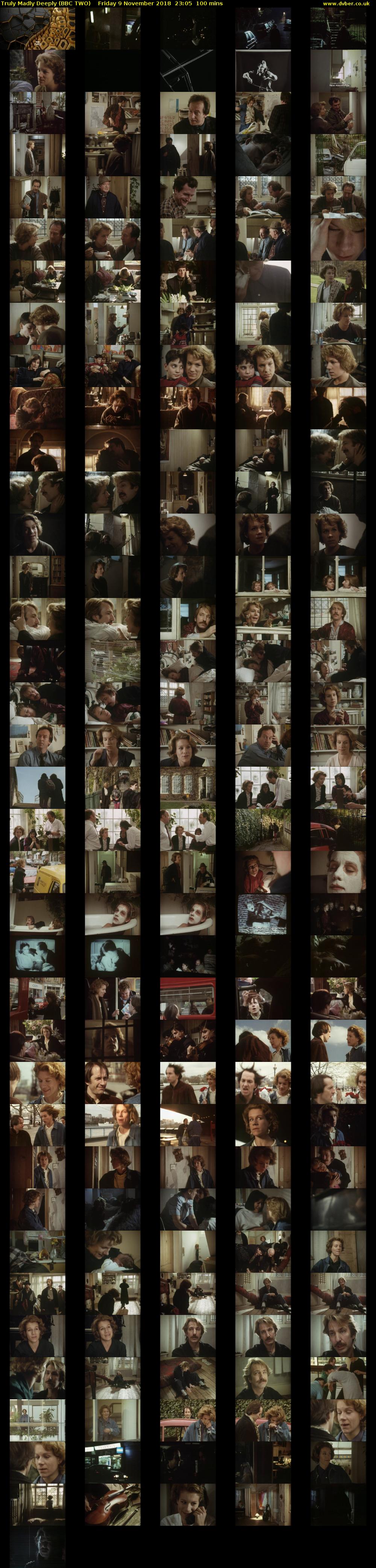 Truly Madly Deeply (BBC TWO) Friday 9 November 2018 23:05 - 00:45