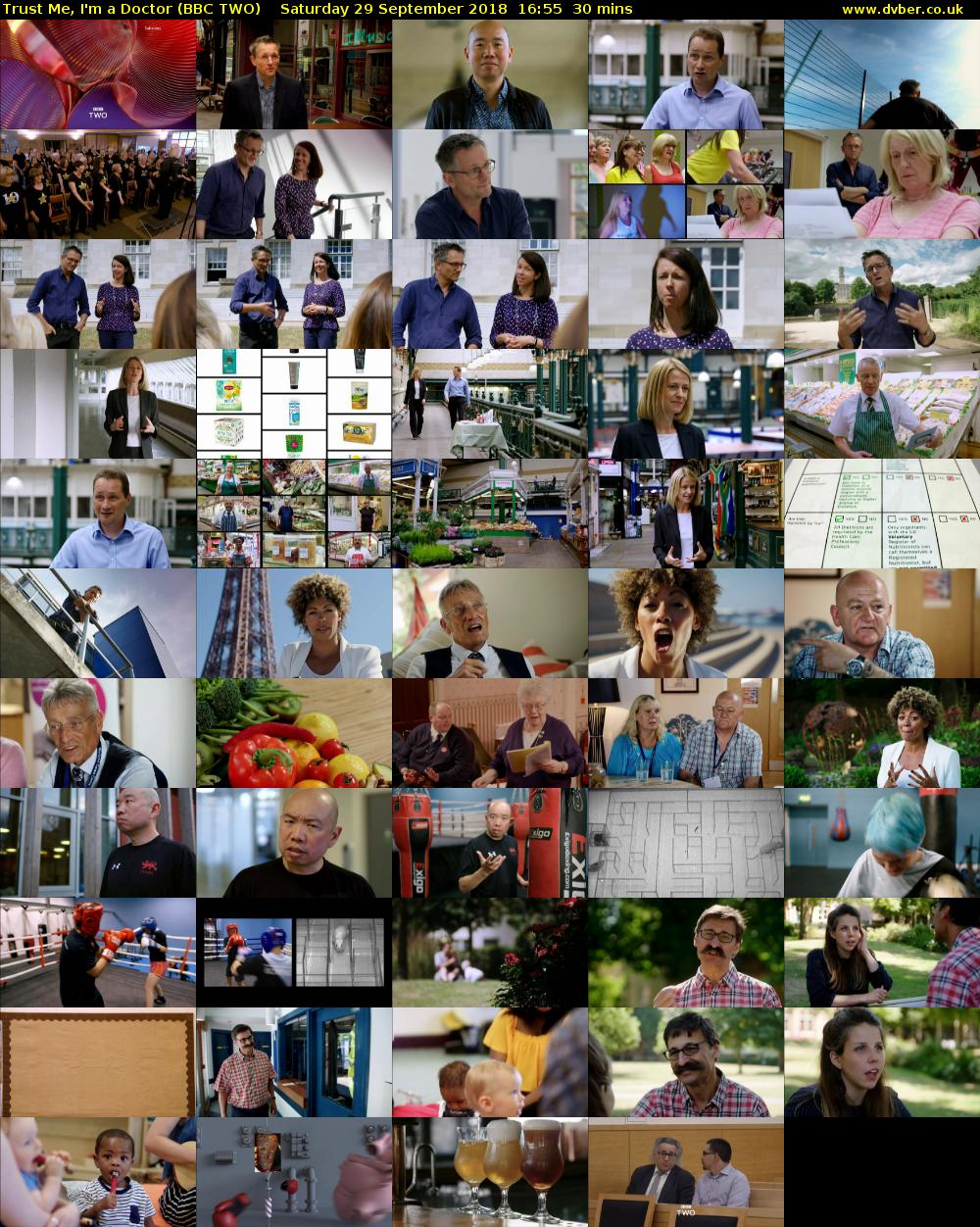 Trust Me, I'm a Doctor (BBC TWO) Saturday 29 September 2018 16:55 - 17:25