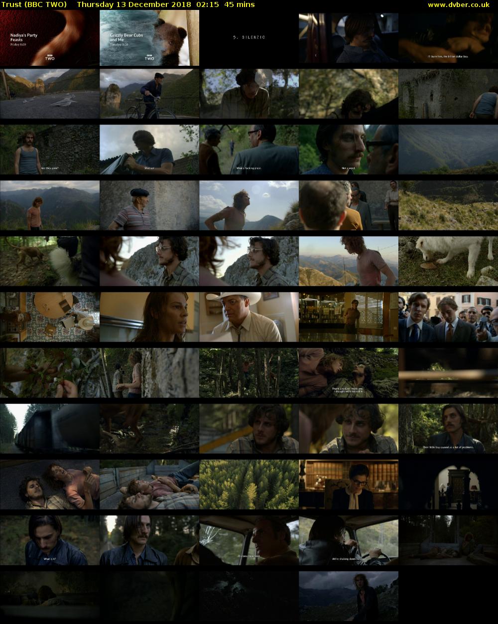 Trust (BBC TWO) Thursday 13 December 2018 02:15 - 03:00