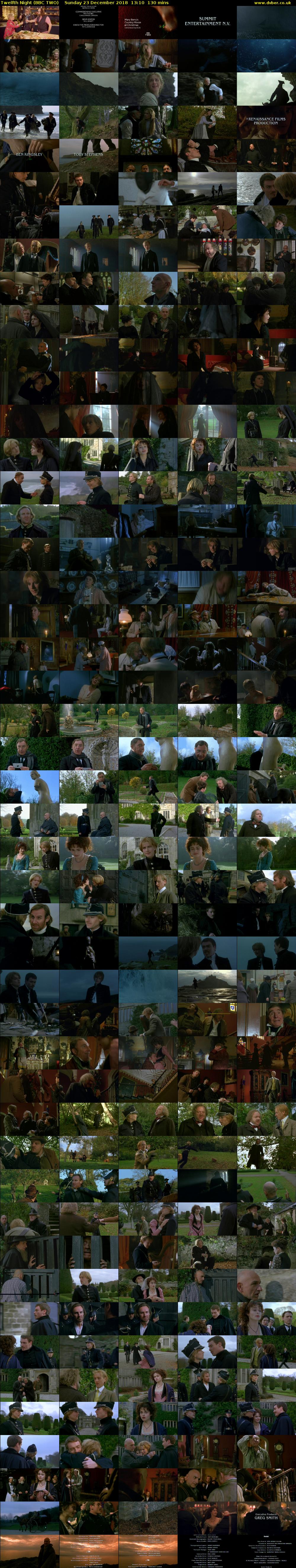 Twelfth Night (BBC TWO) Sunday 23 December 2018 13:10 - 15:20