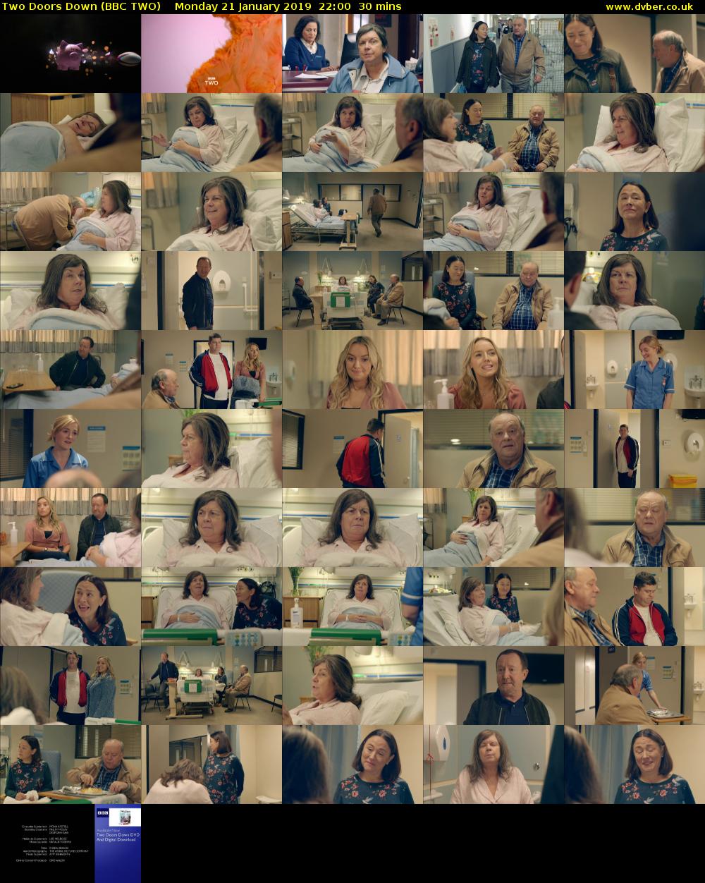 Two Doors Down (BBC TWO) Monday 21 January 2019 22:00 - 22:30