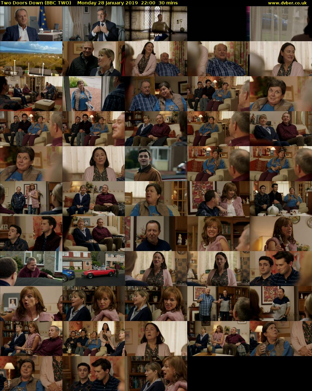 Two Doors Down (BBC TWO) Monday 28 January 2019 22:00 - 22:30