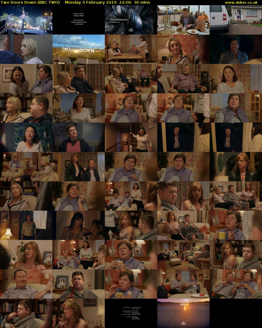 Two Doors Down (BBC TWO) Monday 4 February 2019 22:00 - 22:30