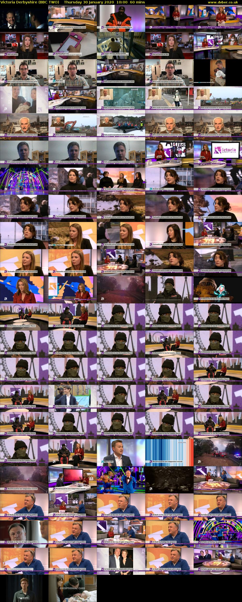 Victoria Derbyshire (BBC TWO) Thursday 30 January 2020 10:00 - 11:00