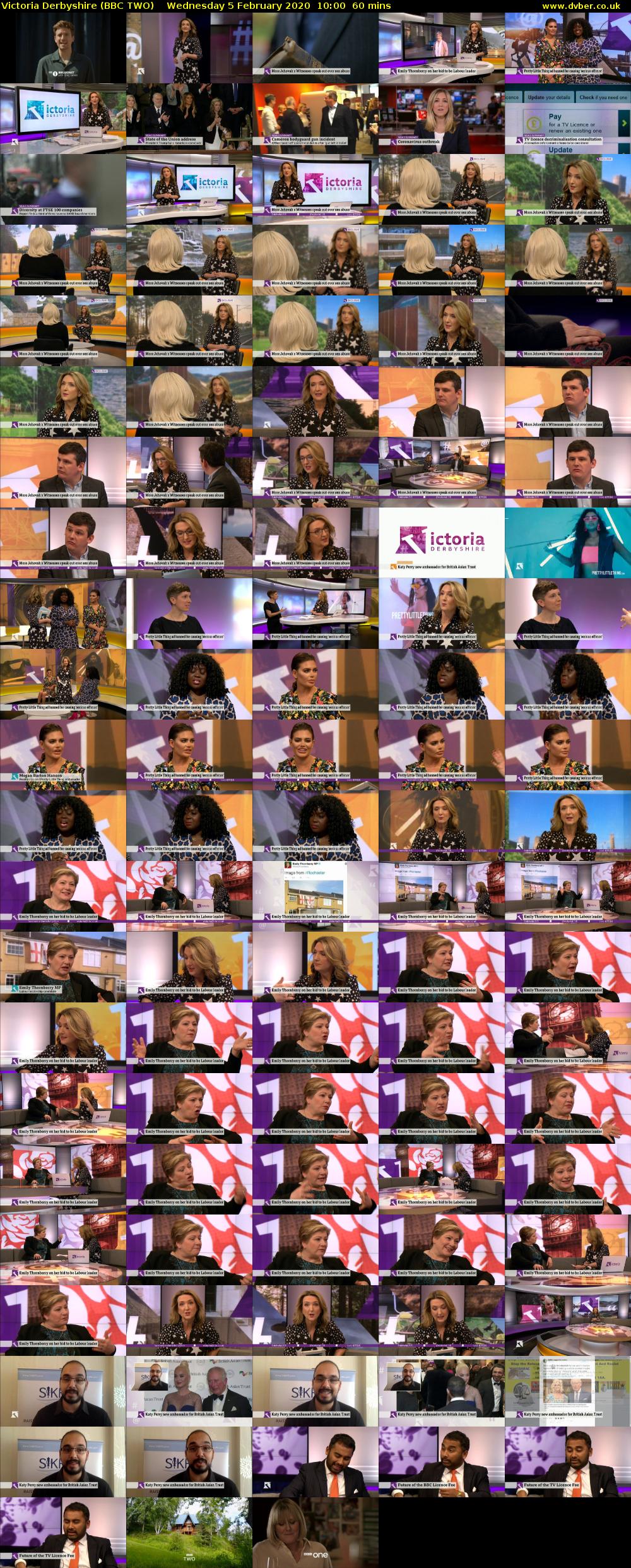 Victoria Derbyshire (BBC TWO) Wednesday 5 February 2020 10:00 - 11:00
