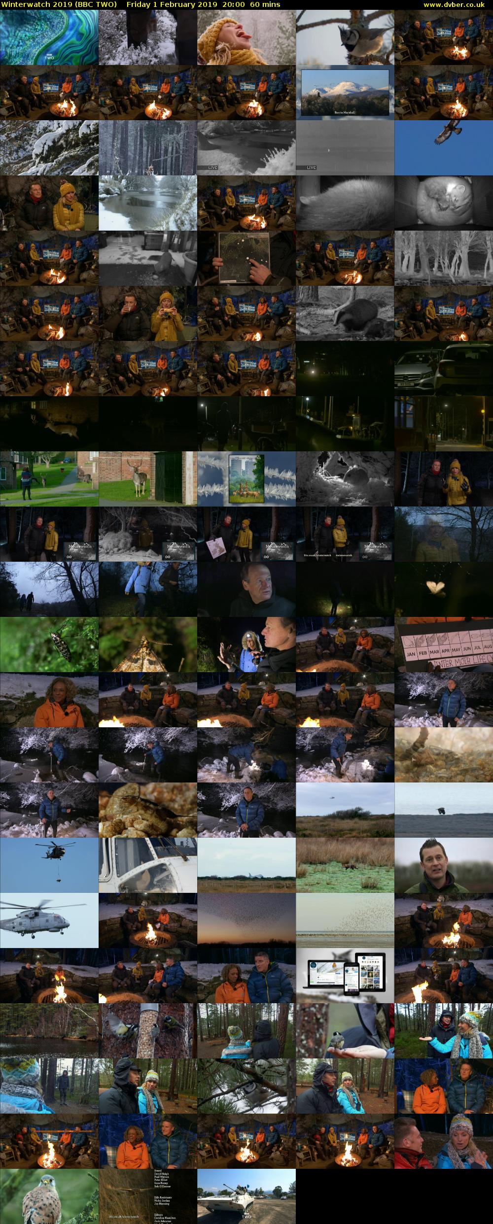 Winterwatch 2019 (BBC TWO) Friday 1 February 2019 20:00 - 21:00