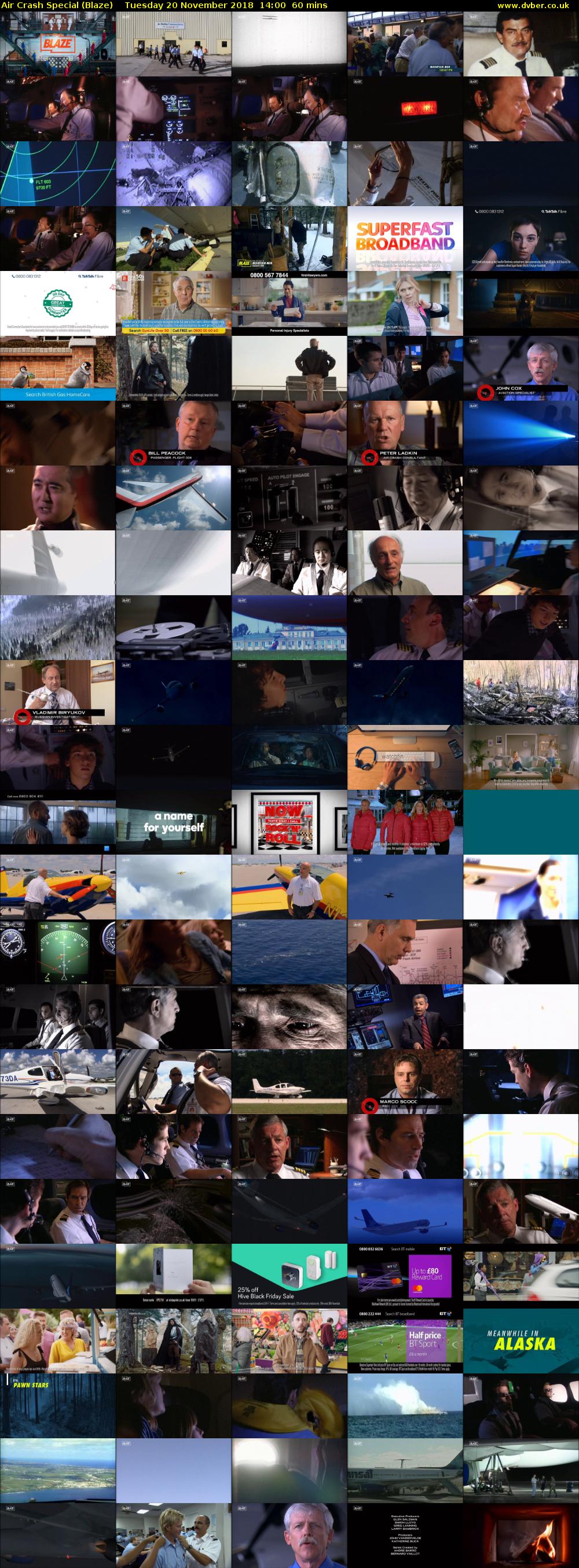 Air Crash Special (Blaze) Tuesday 20 November 2018 14:00 - 15:00