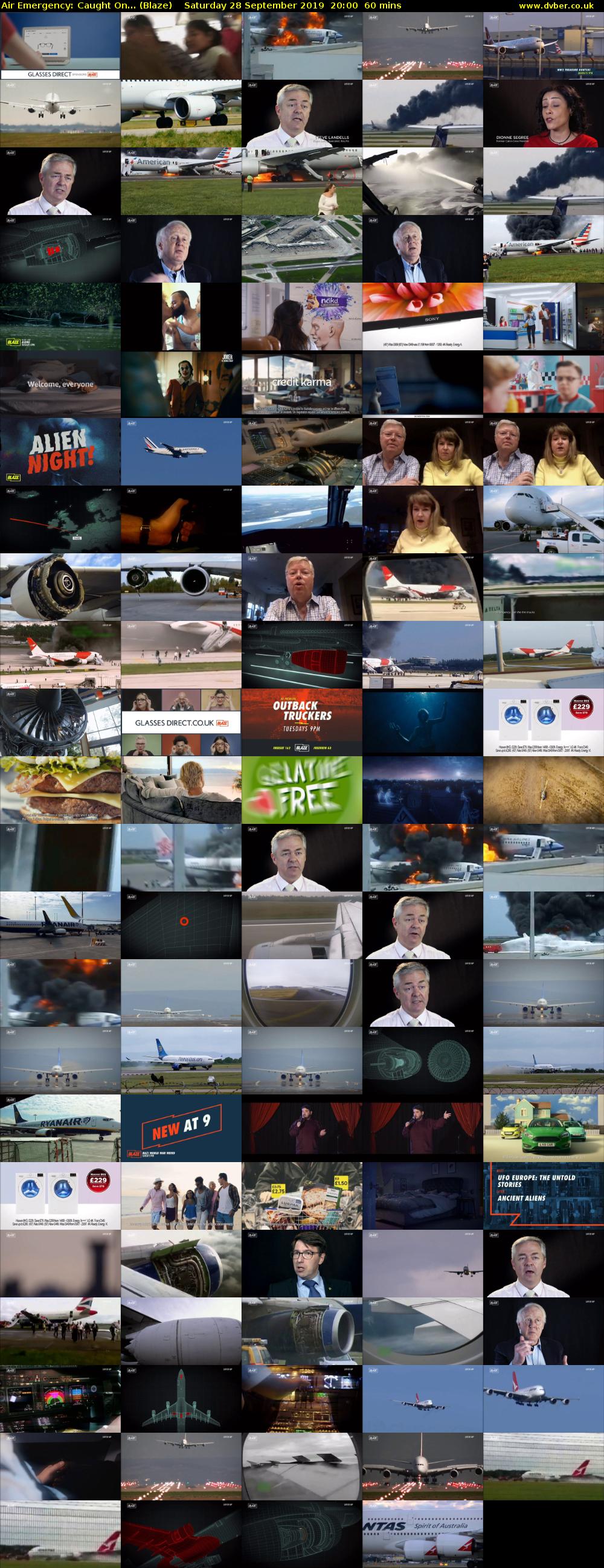 Air Emergency: Caught On... (Blaze) Saturday 28 September 2019 20:00 - 21:00