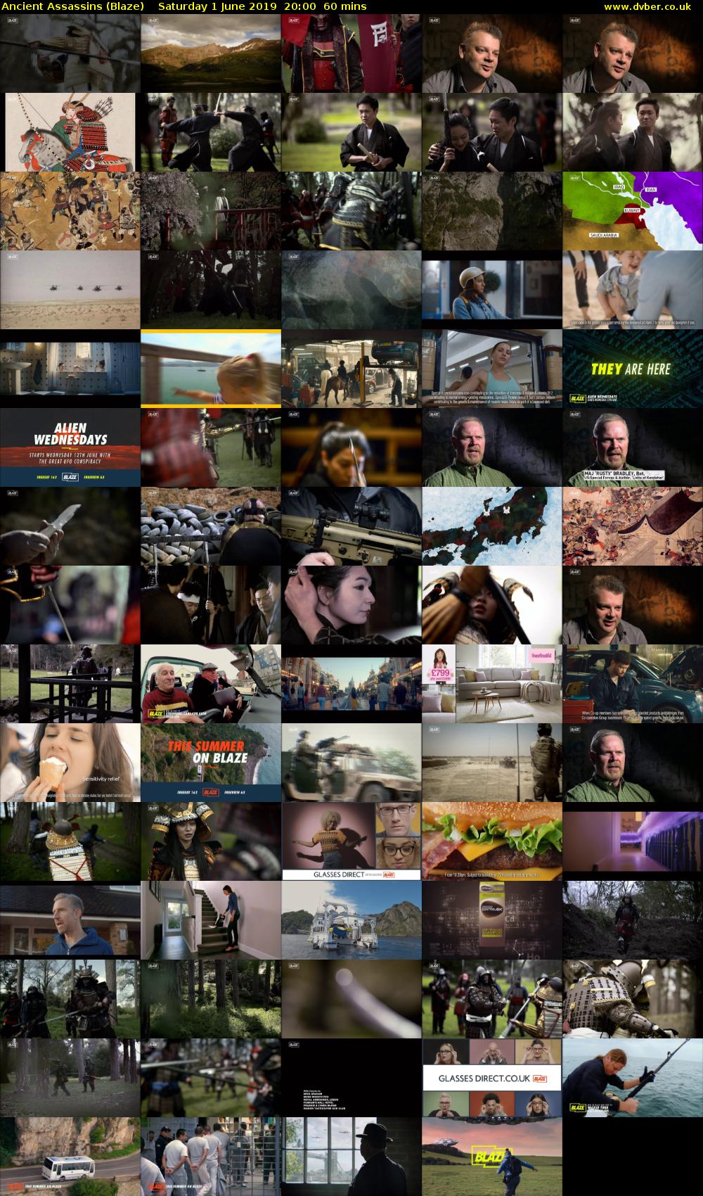 Ancient Assassins (Blaze) Saturday 1 June 2019 20:00 - 21:00