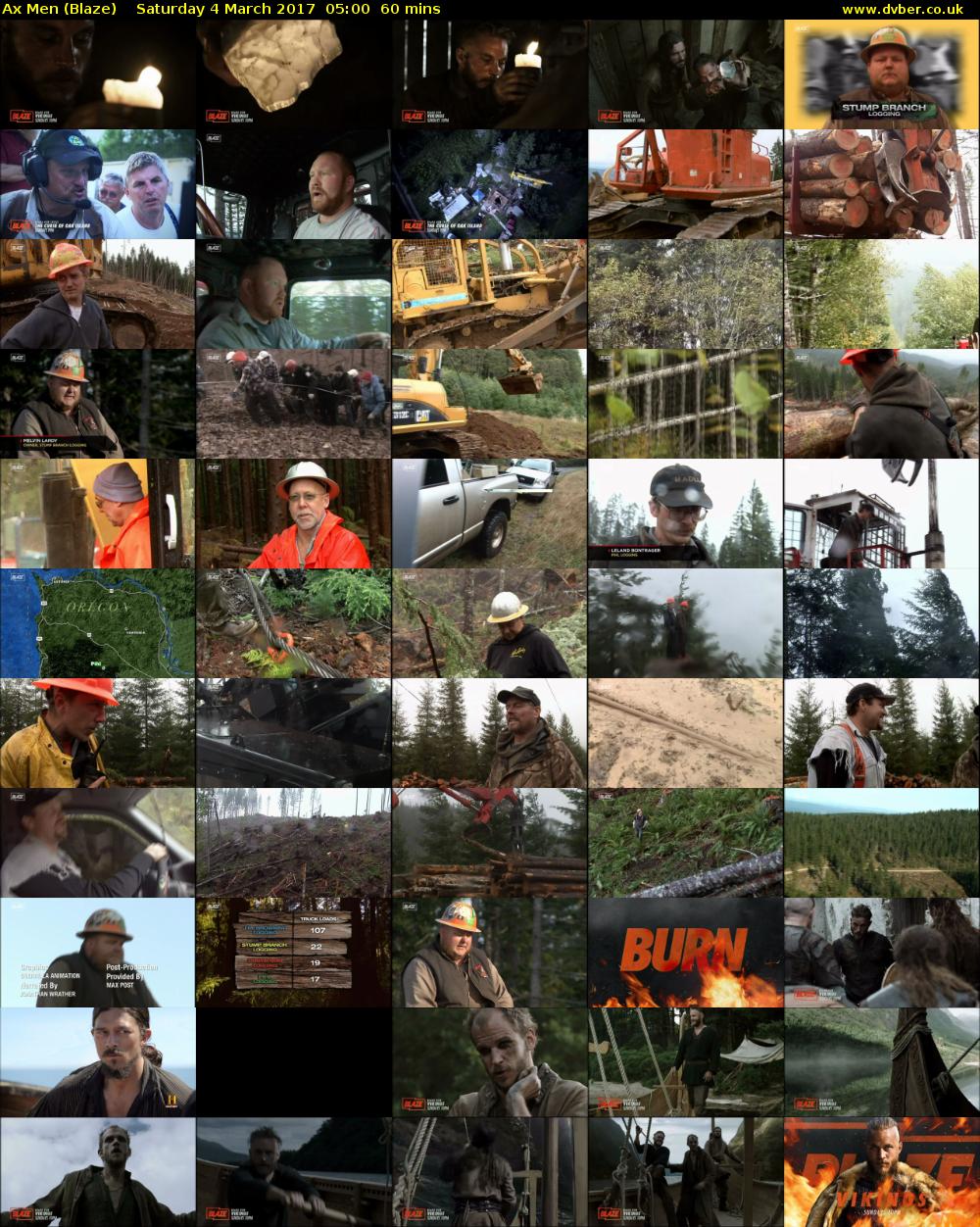Ax Men (Blaze) Saturday 4 March 2017 05:00 - 06:00