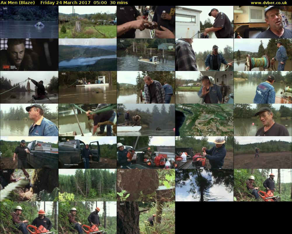 Ax Men (Blaze) Friday 24 March 2017 05:00 - 05:30