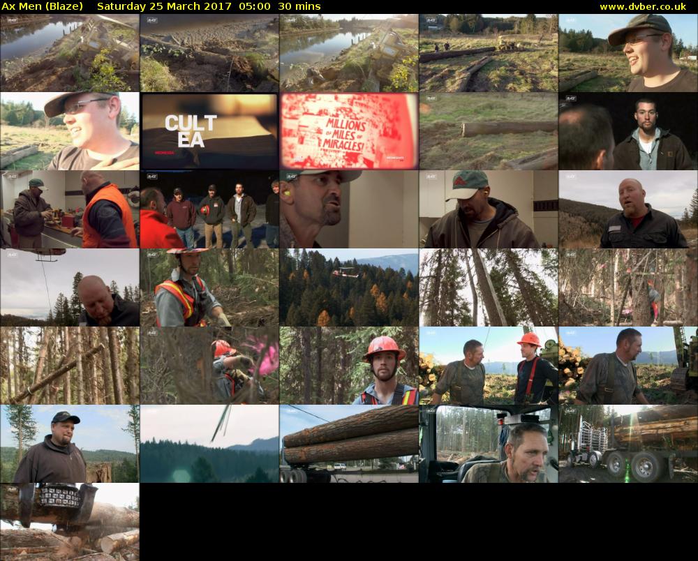 Ax Men (Blaze) Saturday 25 March 2017 05:00 - 05:30