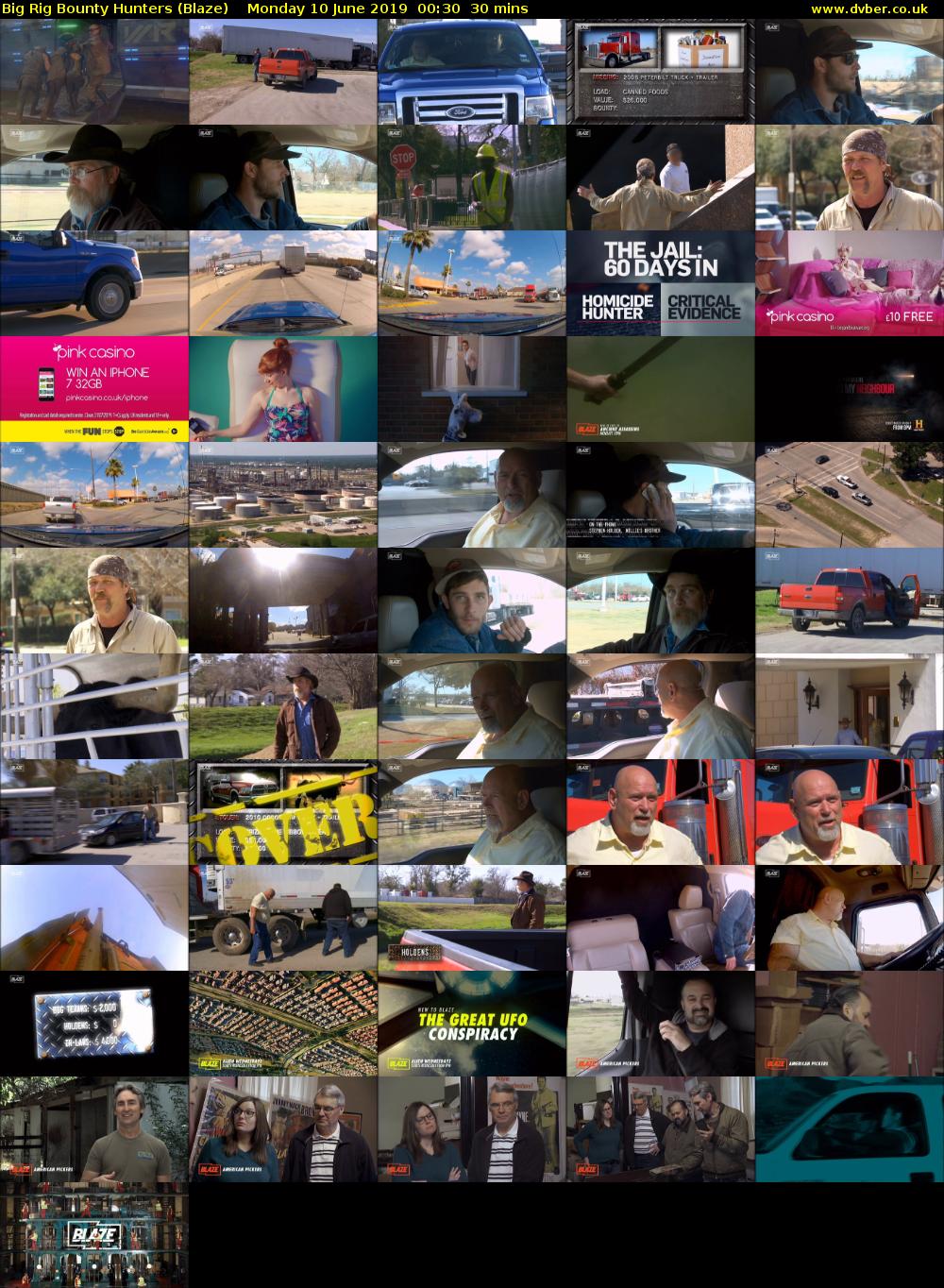Big Rig Bounty Hunters (Blaze) Monday 10 June 2019 00:30 - 01:00