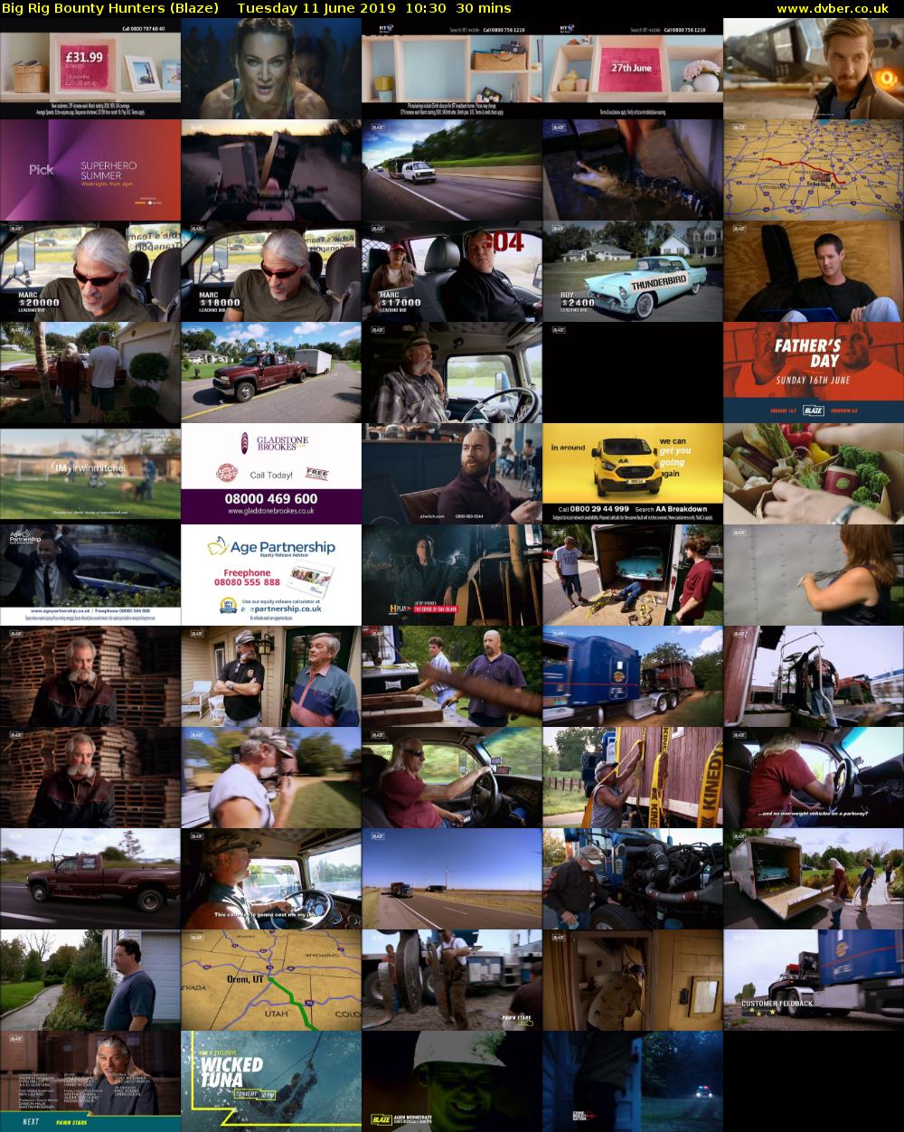 Big Rig Bounty Hunters (Blaze) Tuesday 11 June 2019 10:30 - 11:00