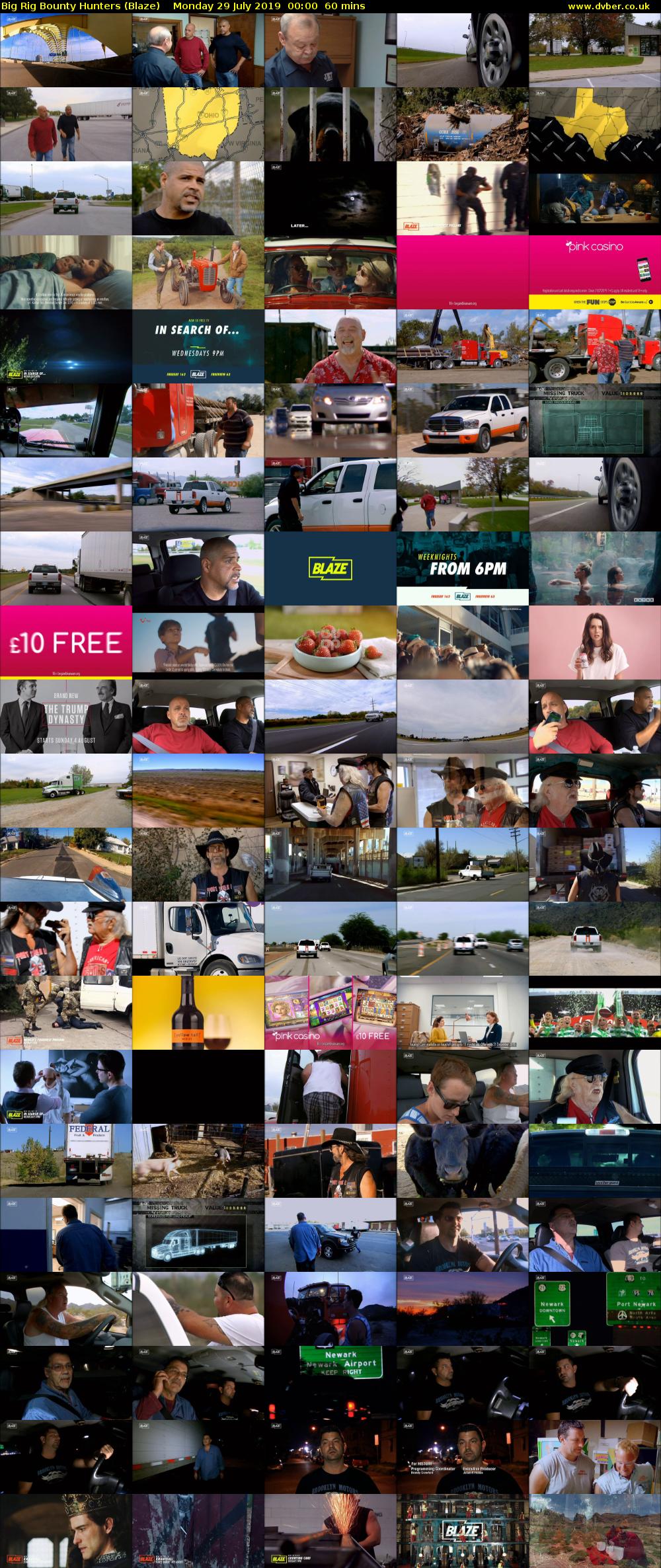 Big Rig Bounty Hunters (Blaze) Monday 29 July 2019 00:00 - 01:00