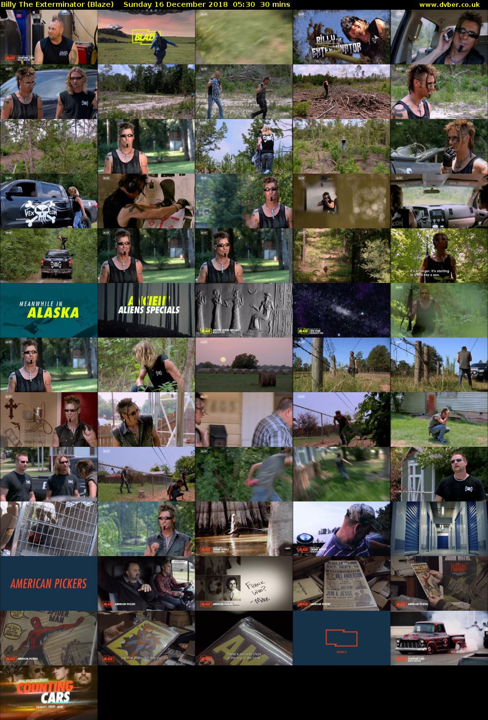 Billy The Exterminator (Blaze) Sunday 16 December 2018 05:30 - 06:00