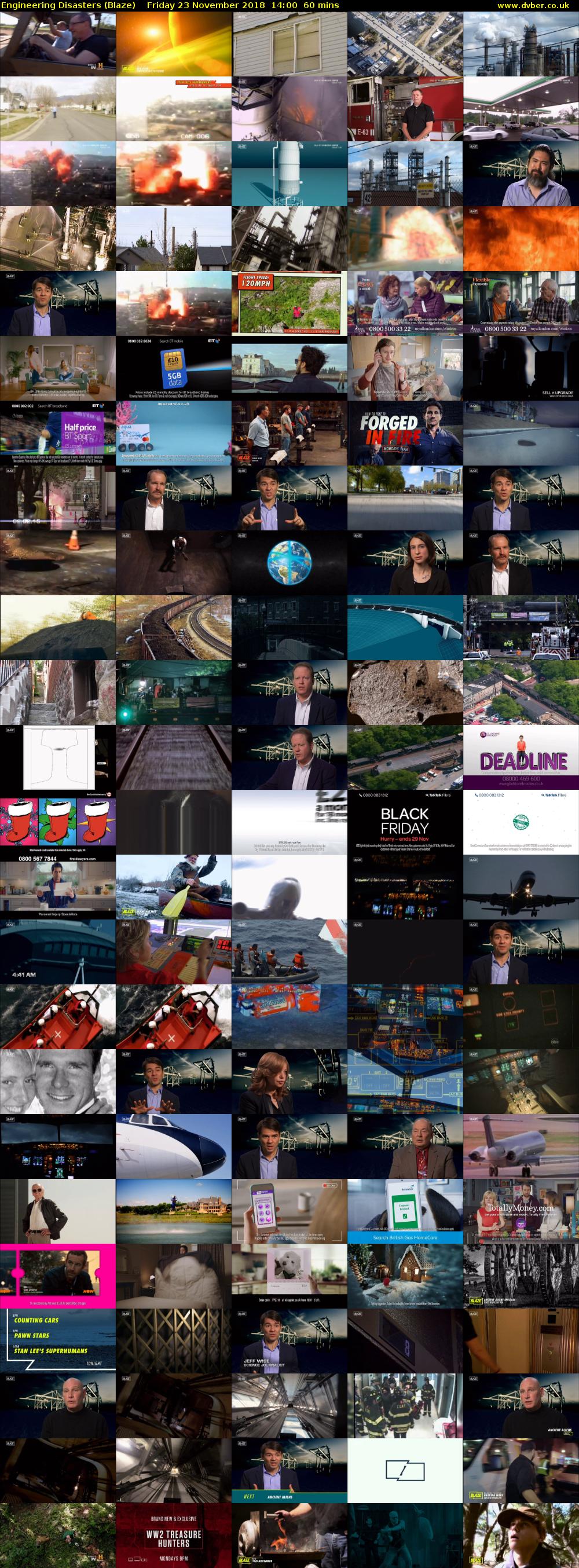 Engineering Disasters (Blaze) Friday 23 November 2018 14:00 - 15:00