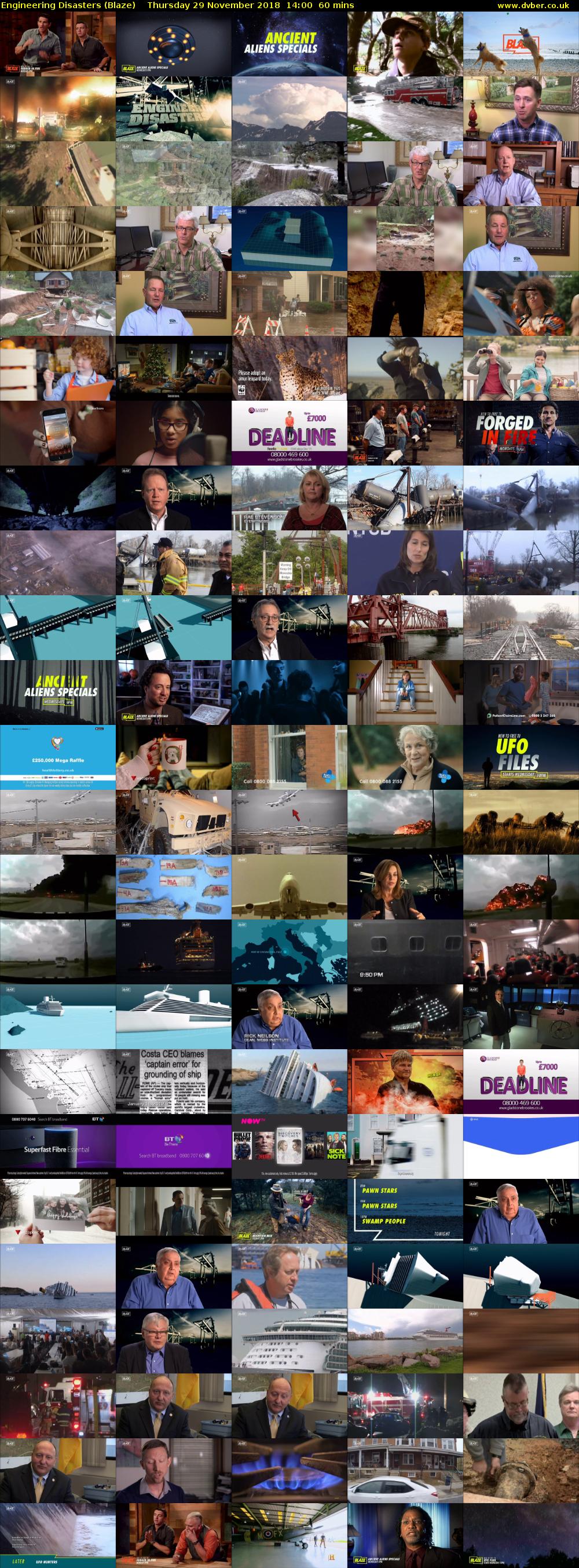 Engineering Disasters (Blaze) Thursday 29 November 2018 14:00 - 15:00