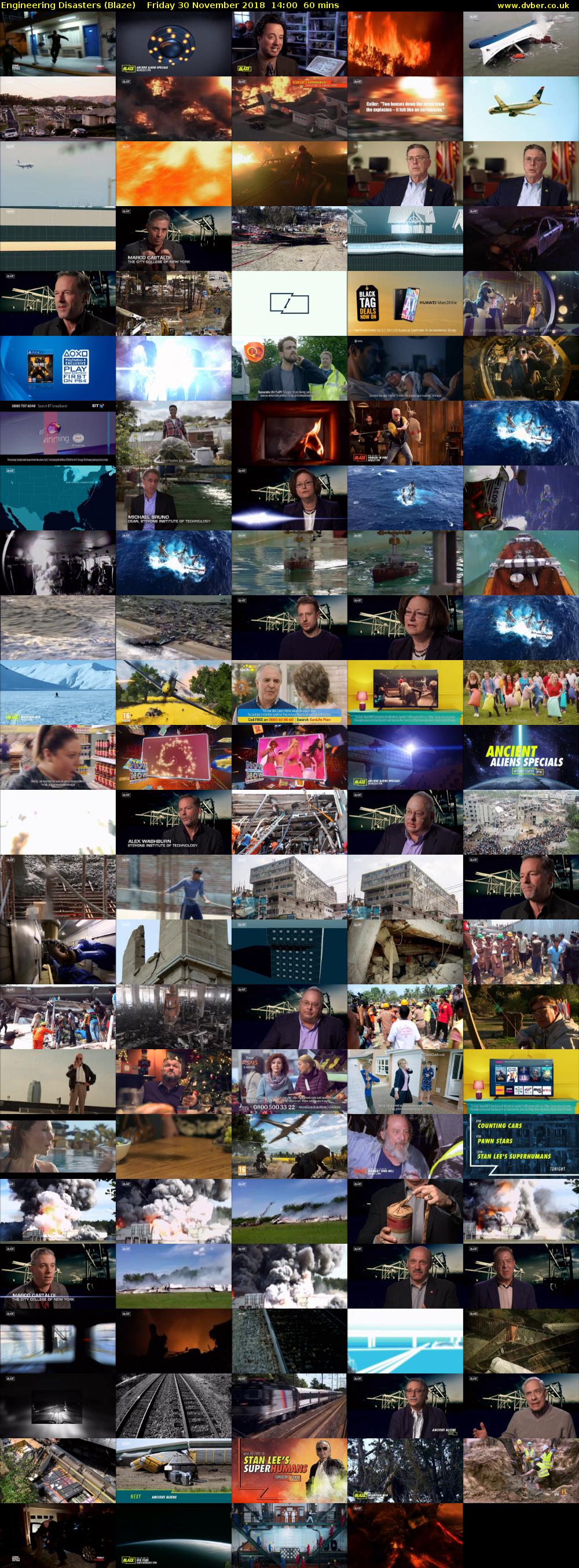 Engineering Disasters (Blaze) Friday 30 November 2018 14:00 - 15:00