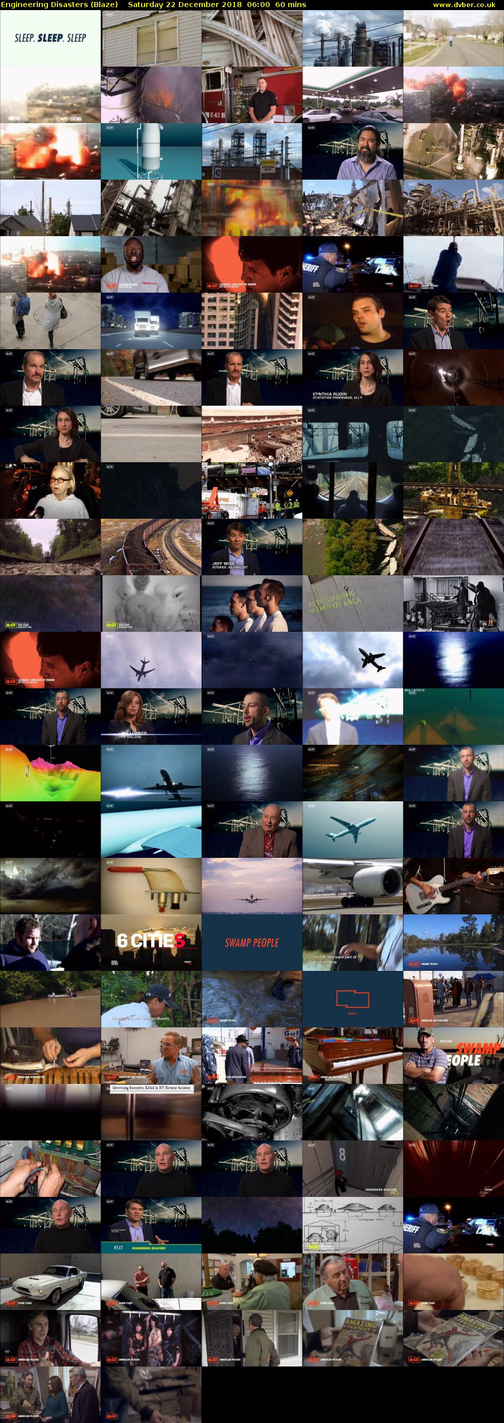 Engineering Disasters (Blaze) Saturday 22 December 2018 06:00 - 07:00