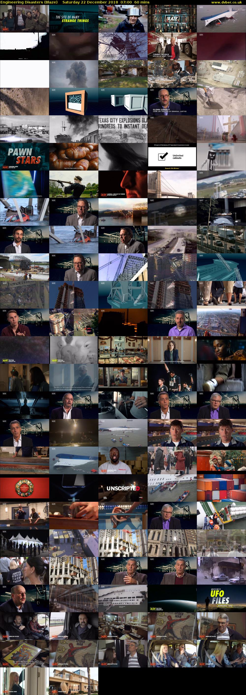 Engineering Disasters (Blaze) Saturday 22 December 2018 07:00 - 08:00