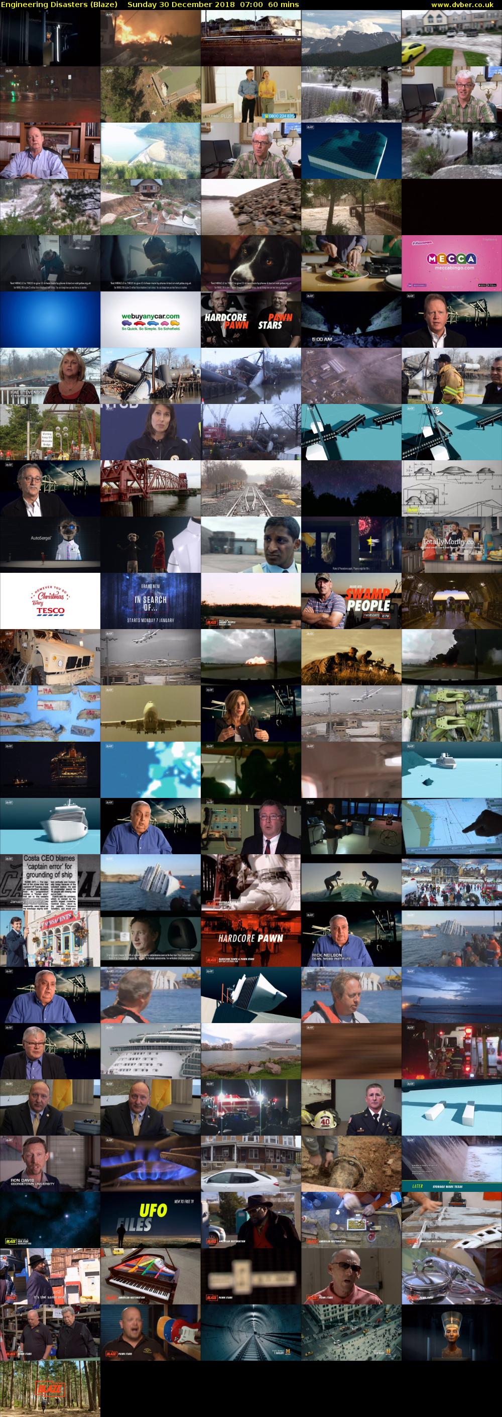 Engineering Disasters (Blaze) Sunday 30 December 2018 07:00 - 08:00