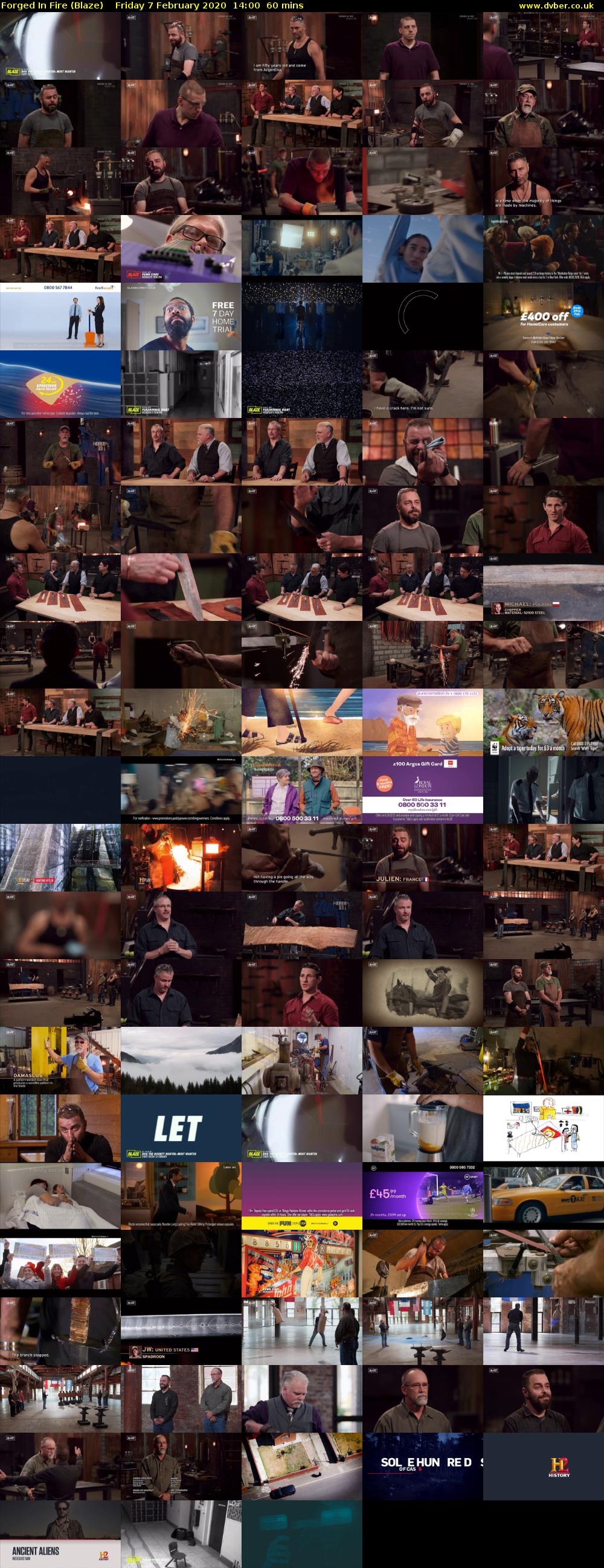 Forged In Fire (Blaze) Friday 7 February 2020 14:00 - 15:00