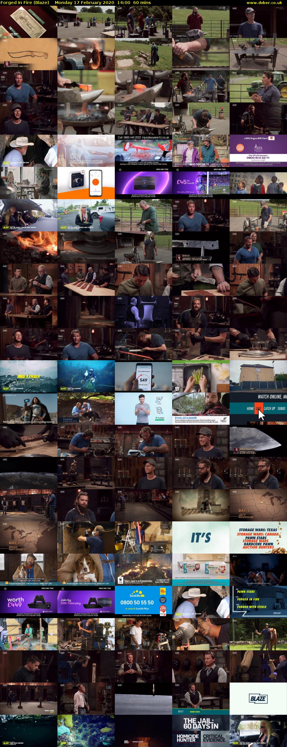 Forged In Fire (Blaze) Monday 17 February 2020 14:00 - 15:00
