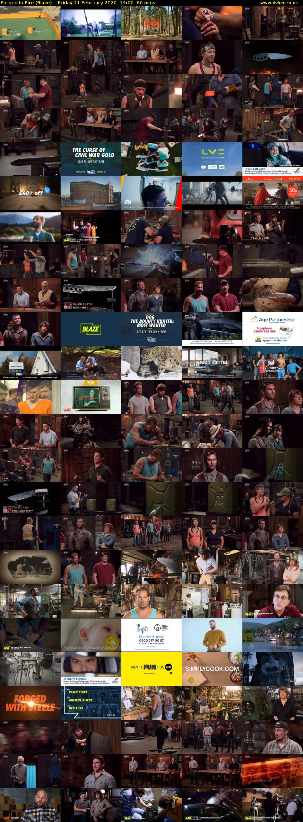 Forged In Fire (Blaze) Friday 21 February 2020 14:00 - 15:00