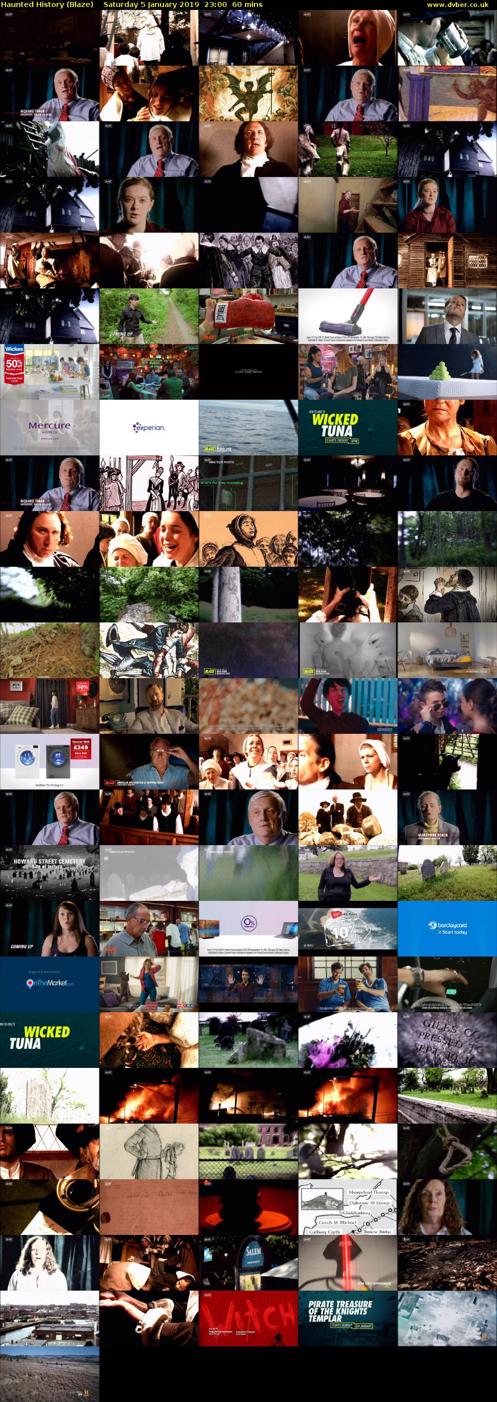 Haunted History (Blaze) Saturday 5 January 2019 23:00 - 00:00