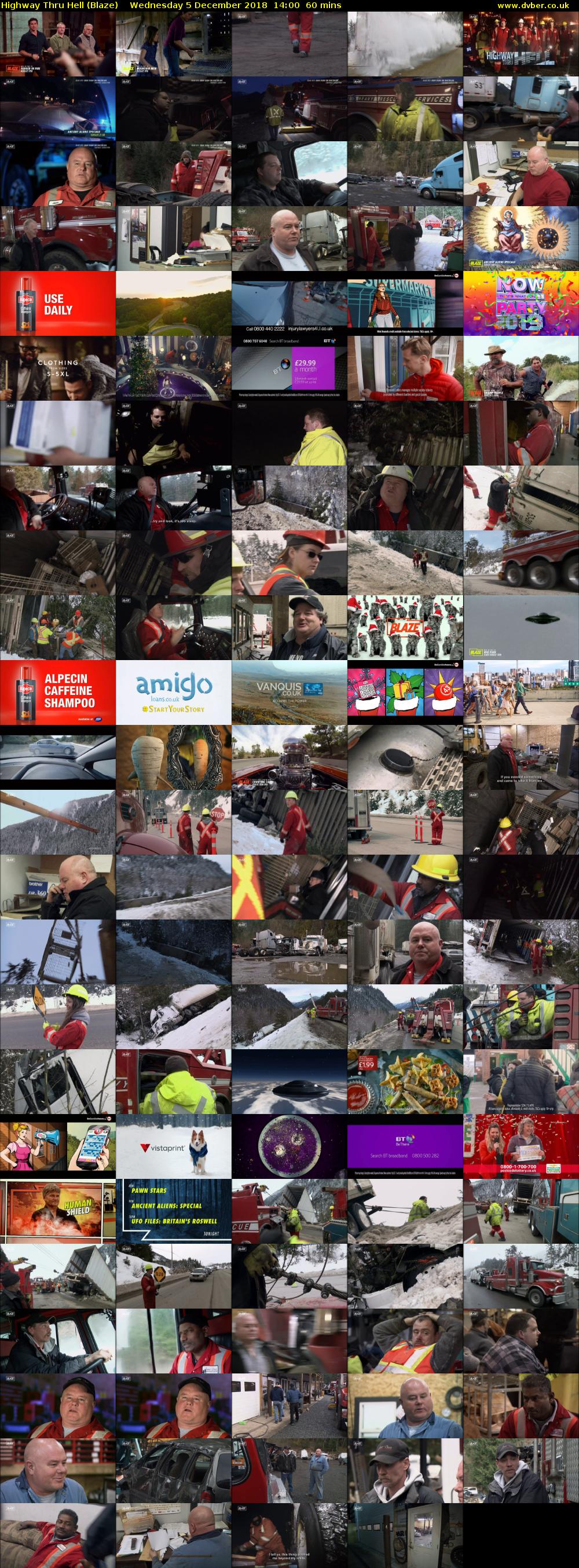 Highway Thru Hell (Blaze) Wednesday 5 December 2018 14:00 - 15:00