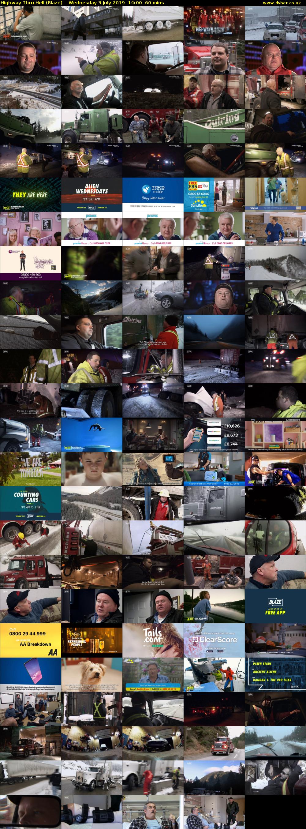 Highway Thru Hell (Blaze) Wednesday 3 July 2019 14:00 - 15:00