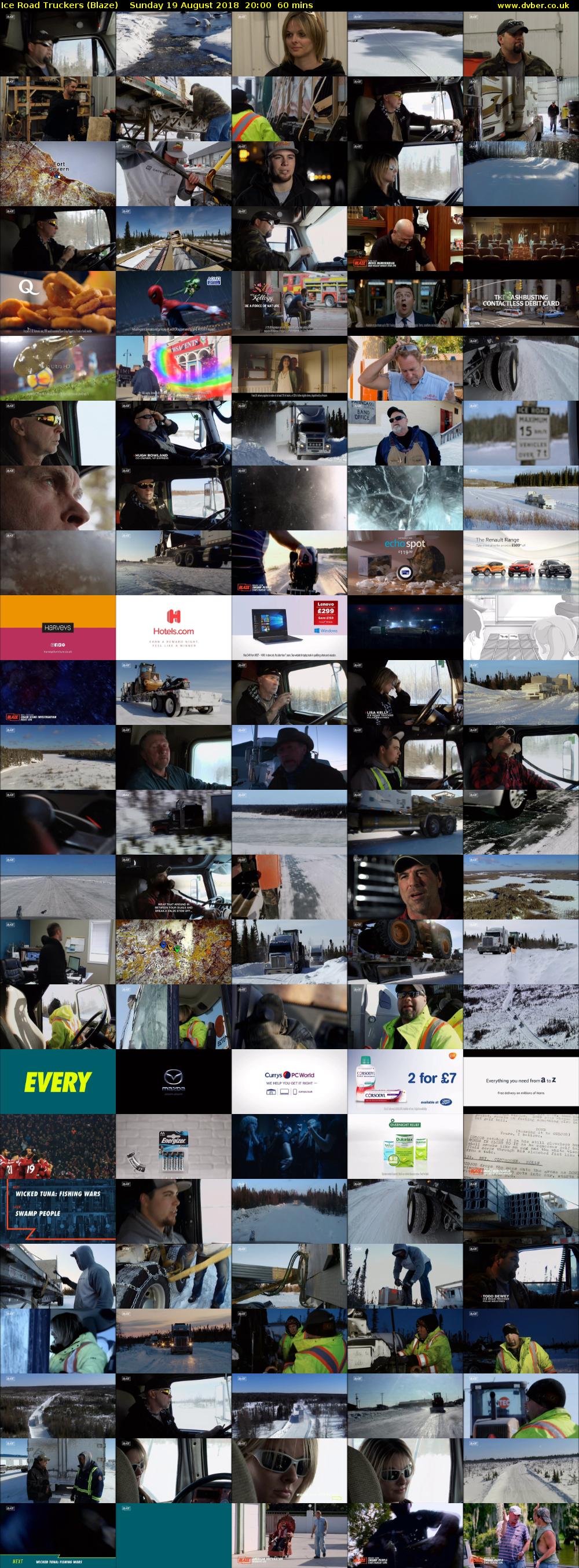 Ice Road Truckers (Blaze) Sunday 19 August 2018 20:00 - 21:00
