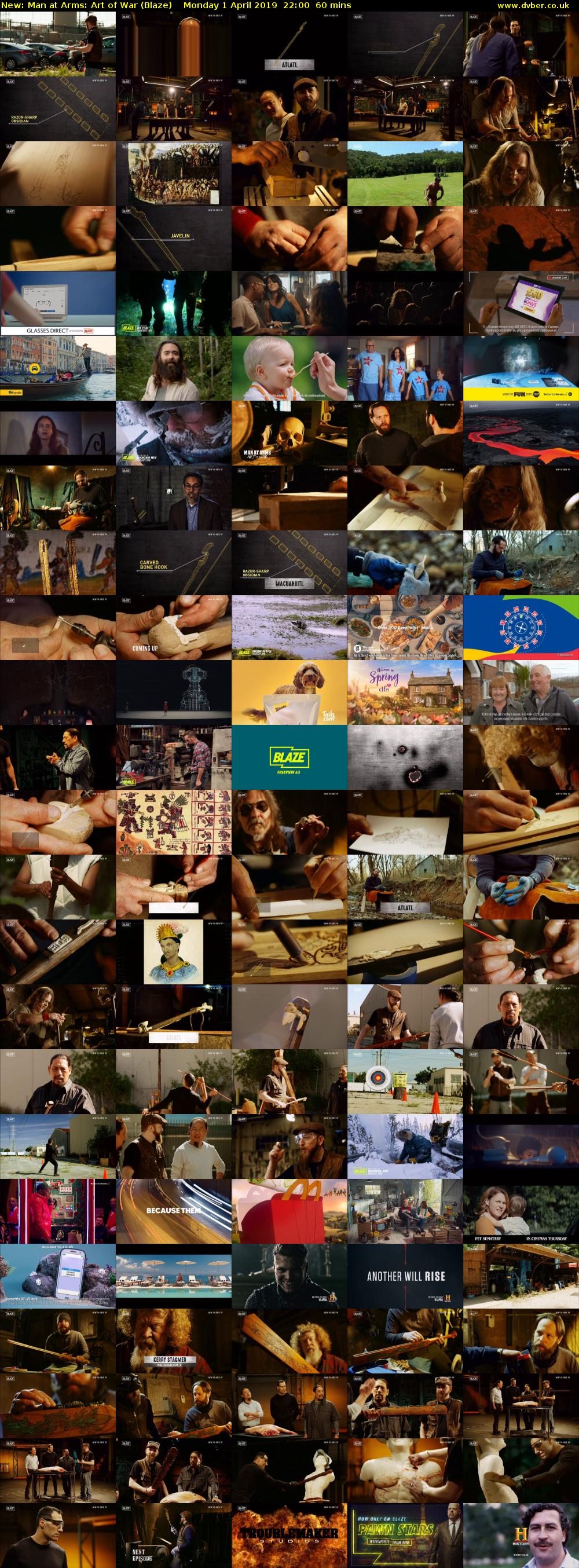 Man at Arms: Art of War (Blaze) Monday 1 April 2019 22:00 - 23:00