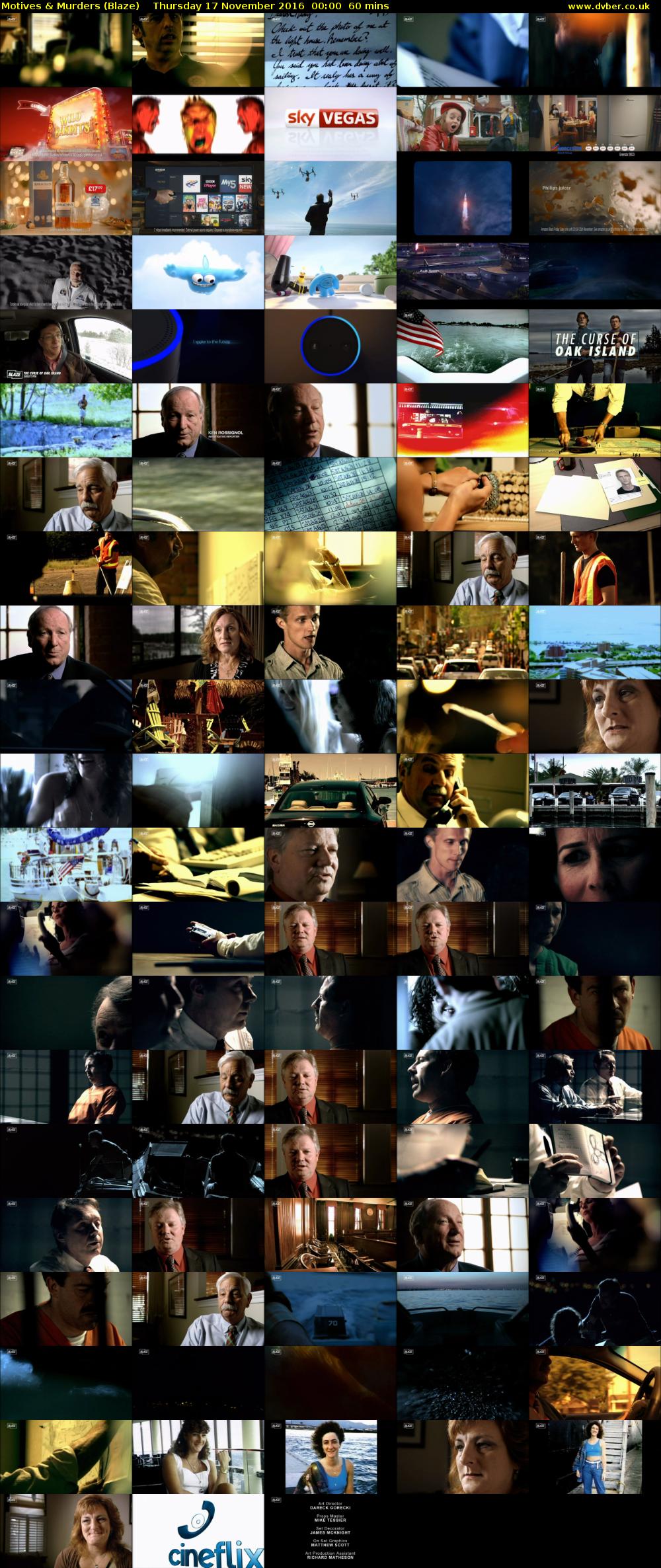 Motives & Murders (Blaze) Thursday 17 November 2016 00:00 - 01:00