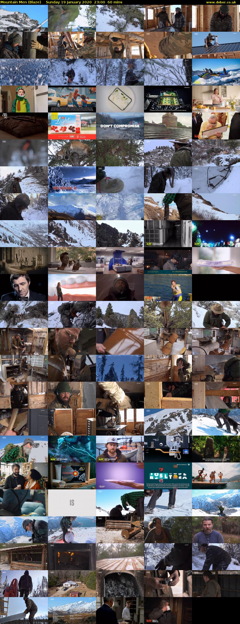 Mountain Men (Blaze) Sunday 19 January 2020 23:00 - 00:00