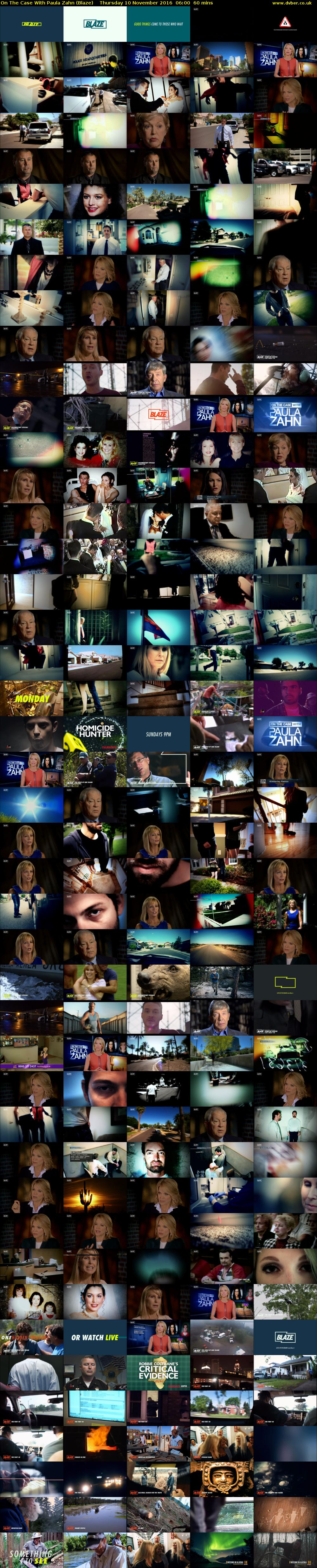 On The Case With Paula Zahn (Blaze) Thursday 10 November 2016 06:00 - 07:00