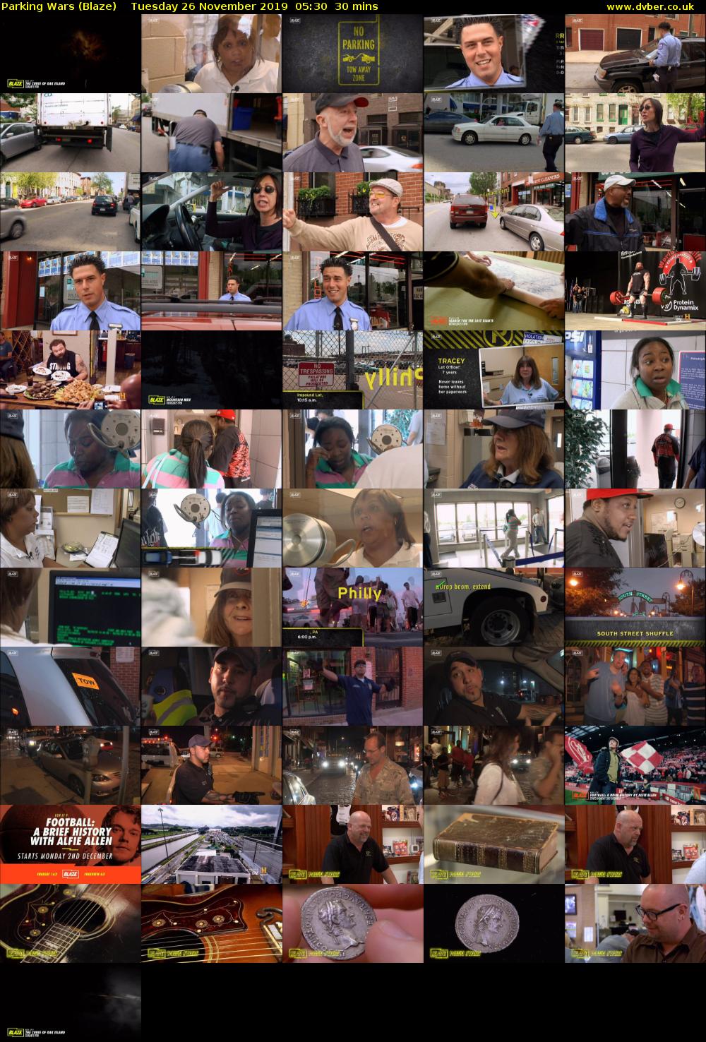 Parking Wars (Blaze) Tuesday 26 November 2019 05:30 - 06:00