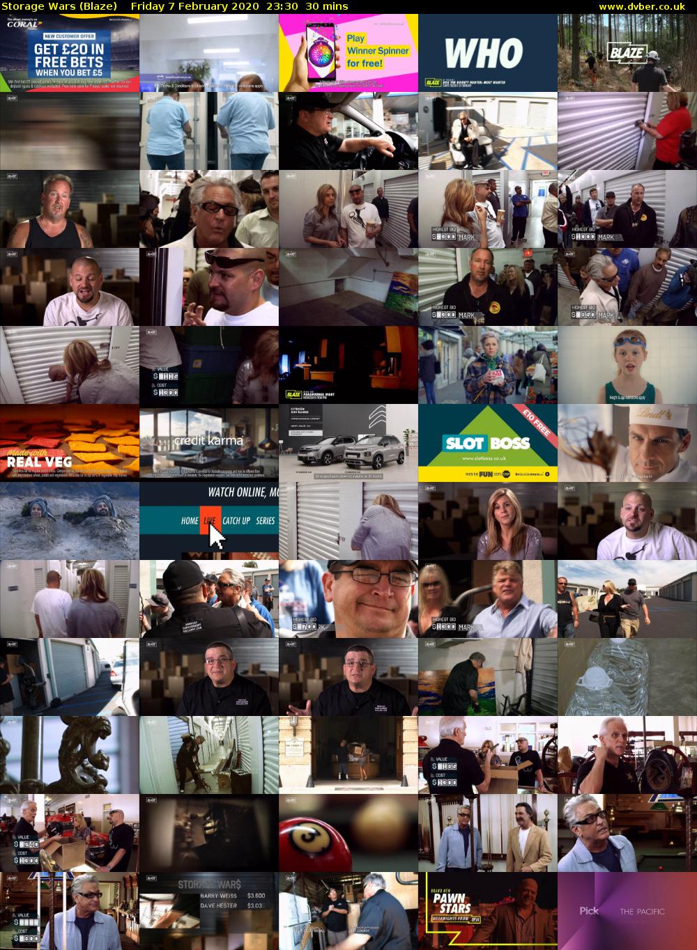 Storage Wars (Blaze) Friday 7 February 2020 23:30 - 00:00