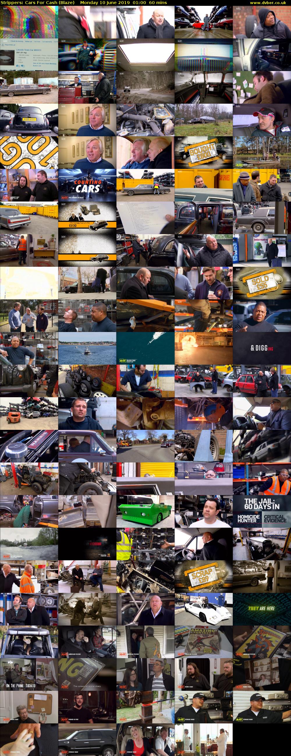 Strippers: Cars For Cash (Blaze) Monday 10 June 2019 01:00 - 02:00