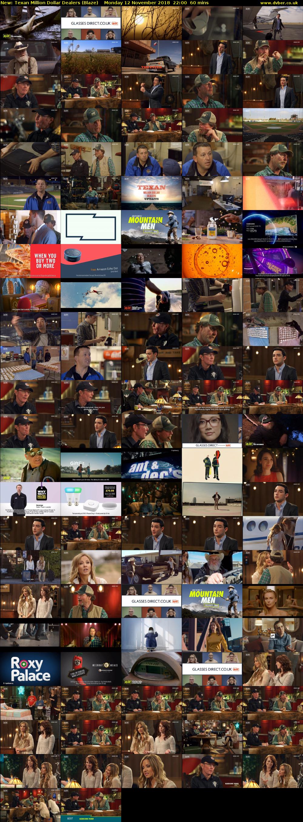 Texan Million Dollar Dealers (Blaze) Monday 12 November 2018 22:00 - 23:00