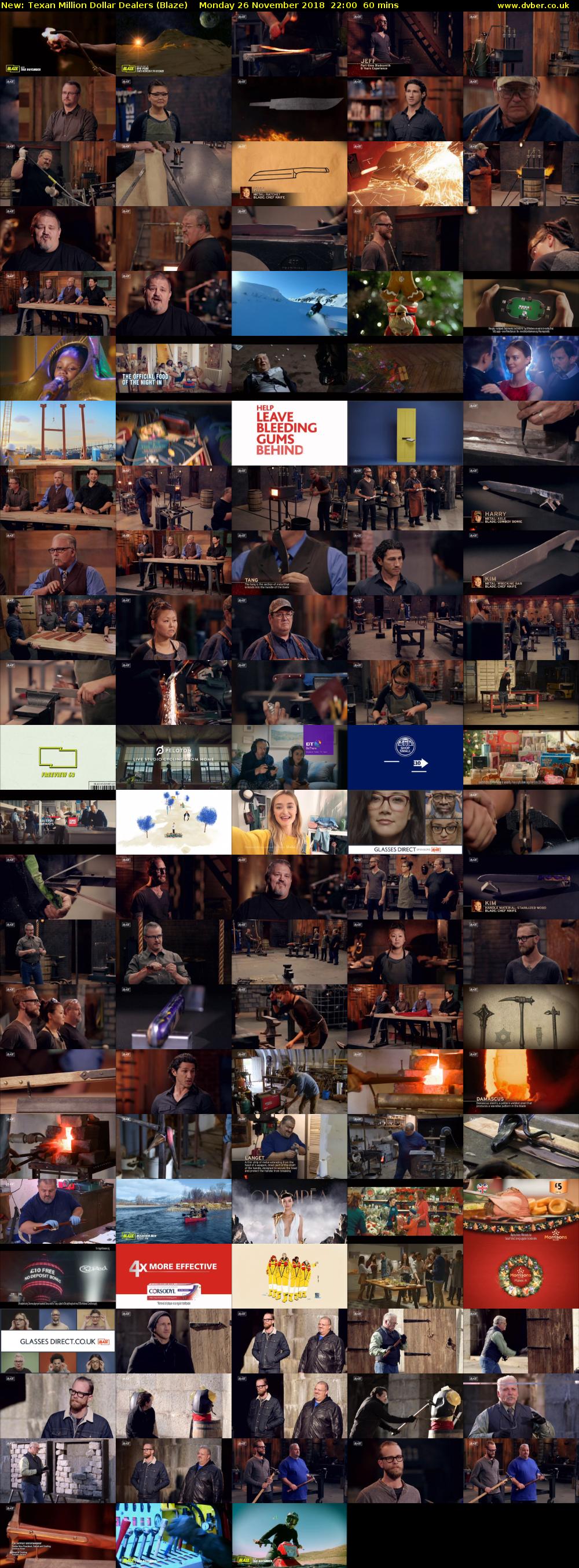 Texan Million Dollar Dealers (Blaze) Monday 26 November 2018 22:00 - 23:00