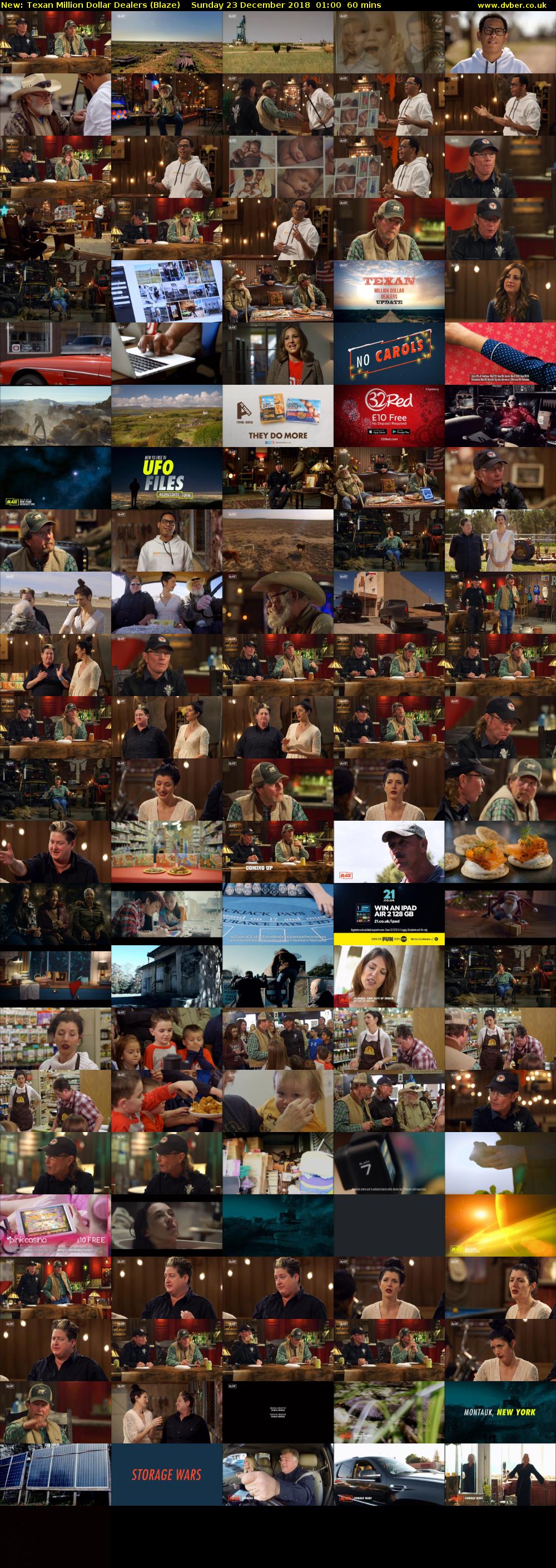 Texan Million Dollar Dealers (Blaze) Sunday 23 December 2018 01:00 - 02:00