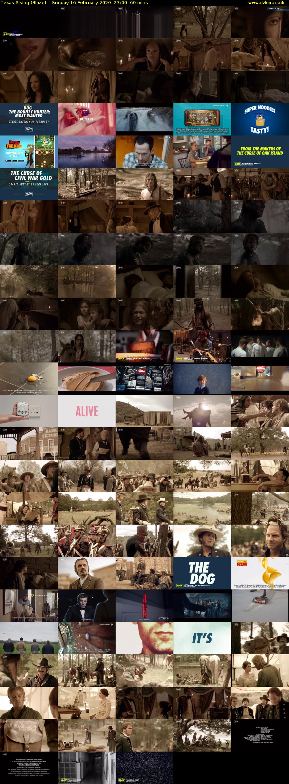 Texas Rising (Blaze) Sunday 16 February 2020 23:00 - 00:00