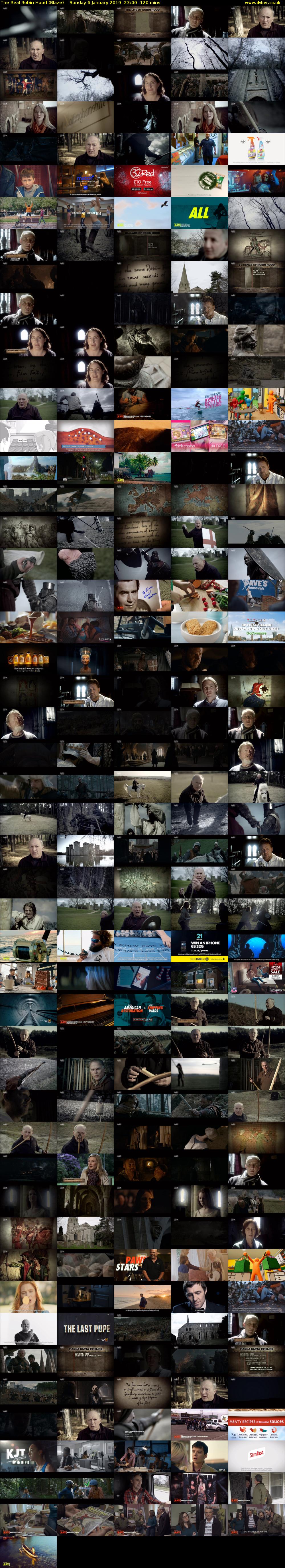 The Real Robin Hood (Blaze) Sunday 6 January 2019 23:00 - 01:00